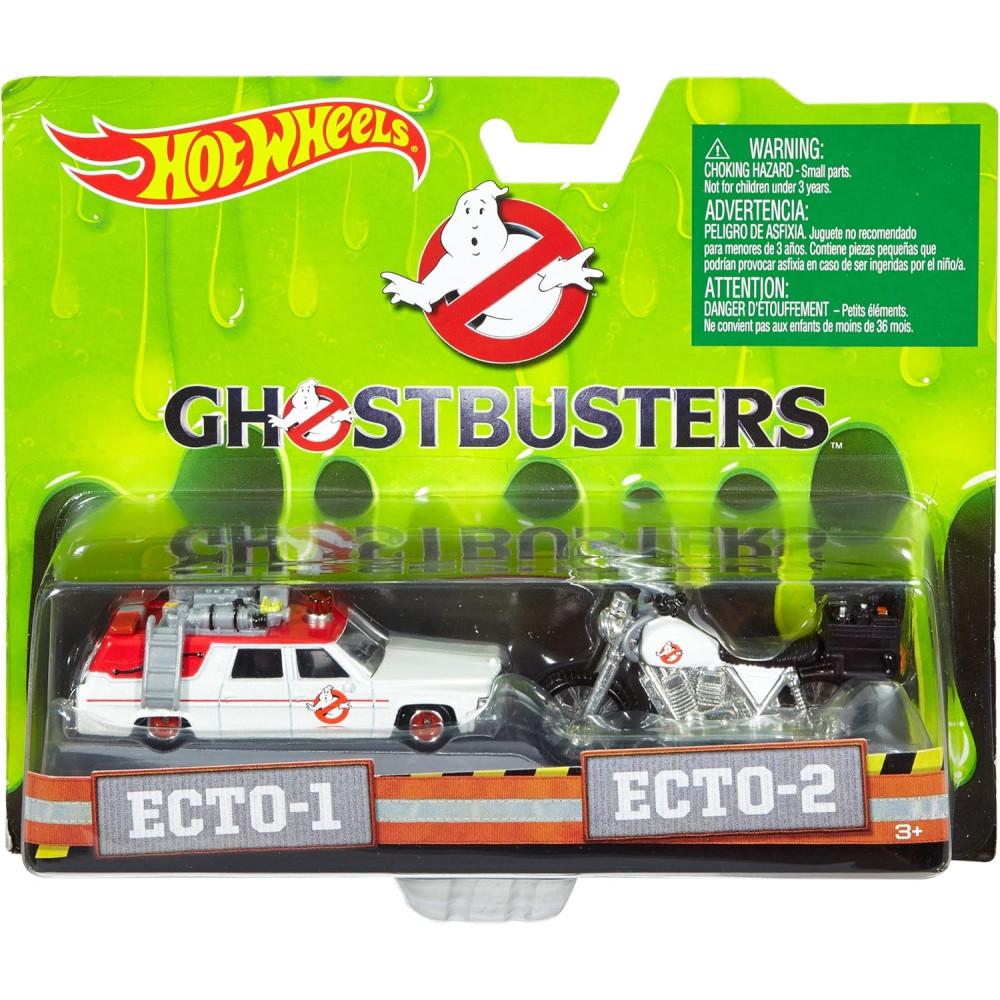HotWheels Ghostbuster Ecto-1 & 2ミニカーセット Машинка Hot Wheels Ecto-1 & Ecto-2 (2016 Ghostbusters 2-Packs